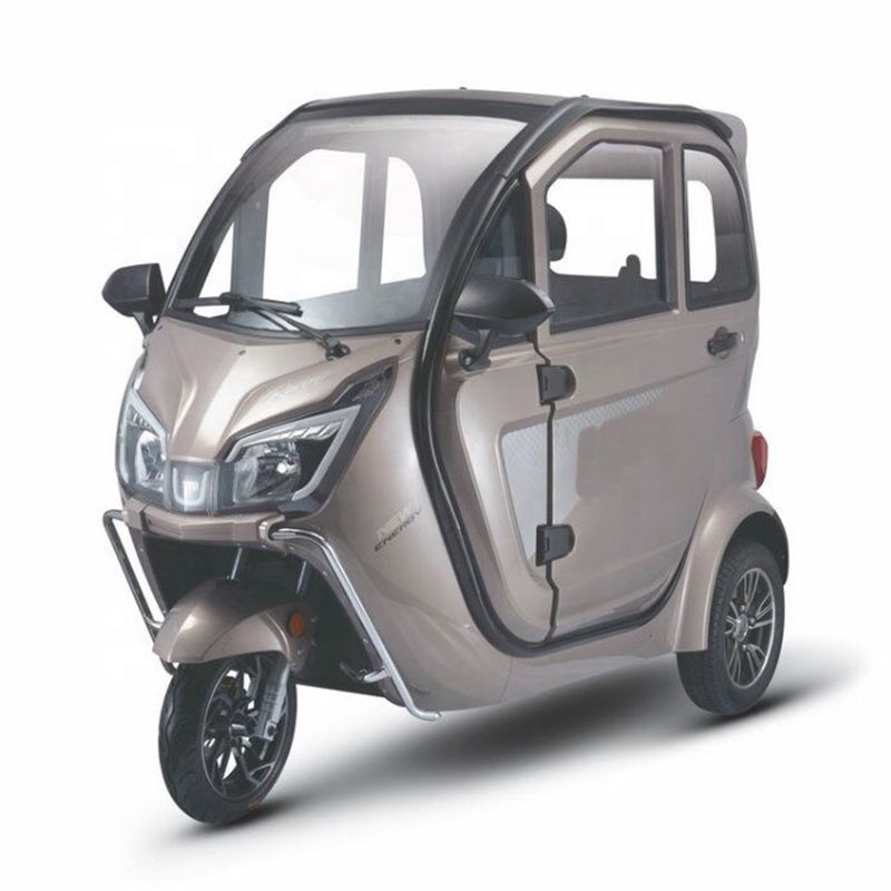 Fully enclosed  electric tricycle for passengers mini electric tricycle tuk tuk