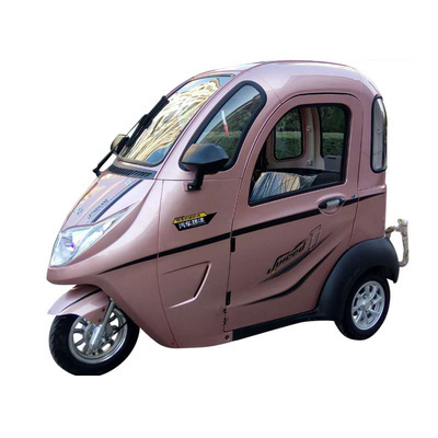 EEC Certificate Electric Tricycle Adult 60V Closed Enclosed Electric Vehicle 3 Wheel Enclosed E Car Bike Enclosed Motorcycle EBU