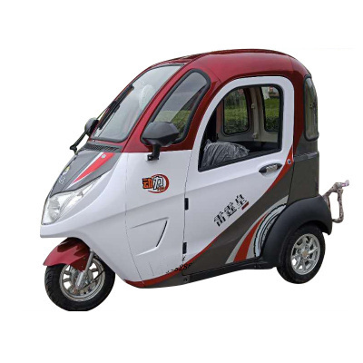 EEC Certificate Electric Tricycle Adult 60V Closed Enclosed Electric Vehicle 3 Wheel Enclosed E Car Bike Enclosed Motorcycle EBU