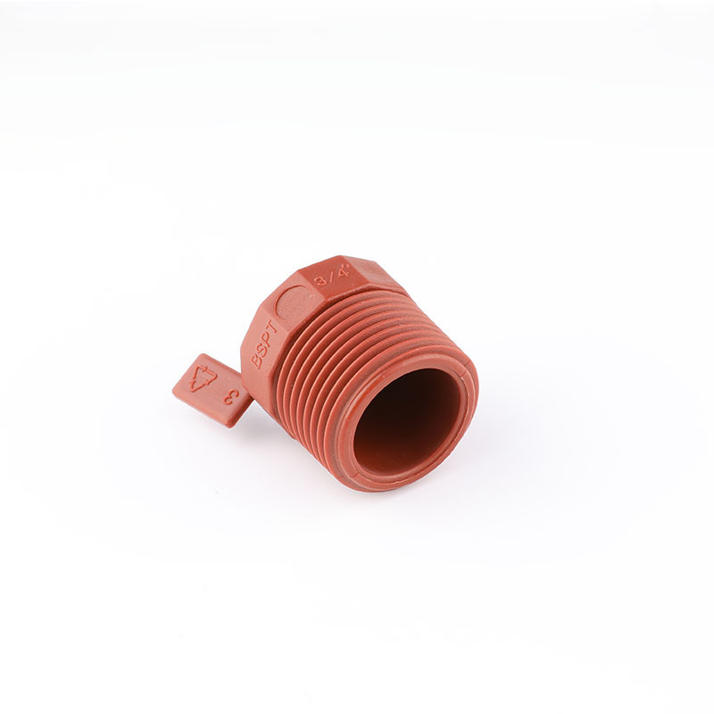 Wholesale price pph plastic pipe fittings male plug adapter 22 mm catalogue OEM customization