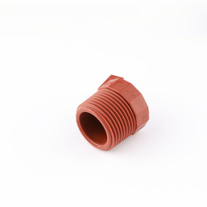 Wholesale price pph plastic pipe fittings male plug adapter 22 mm catalogue OEM customization