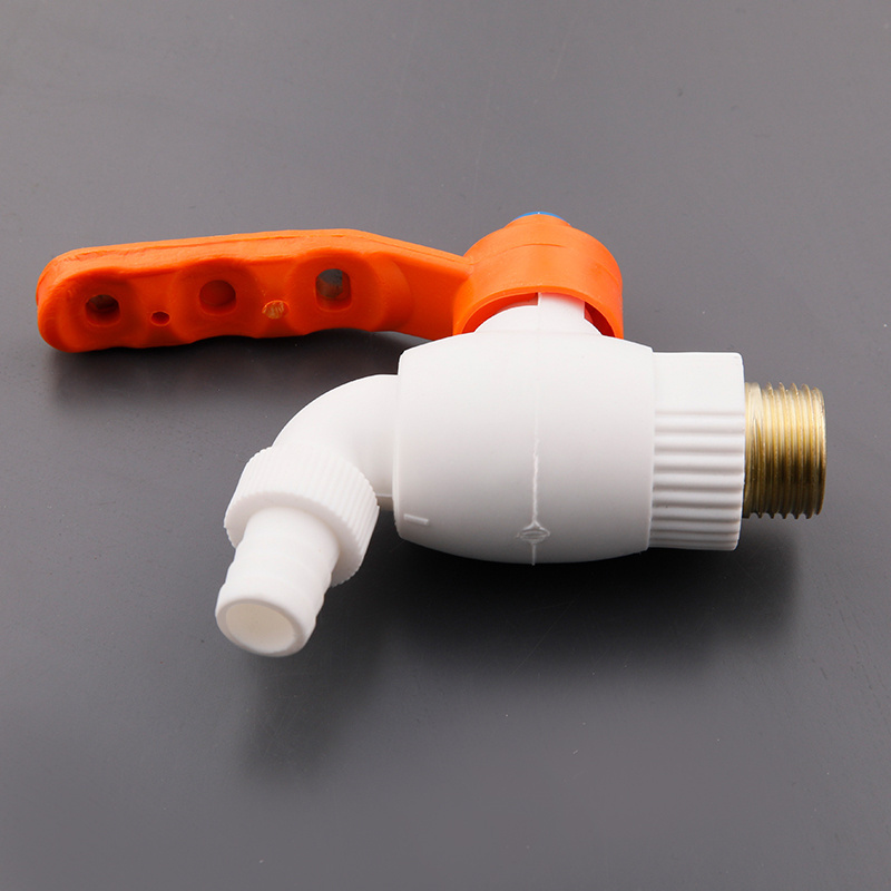 Professional factory designers basin tap connector garden hose PVC ball valve taps and faucets