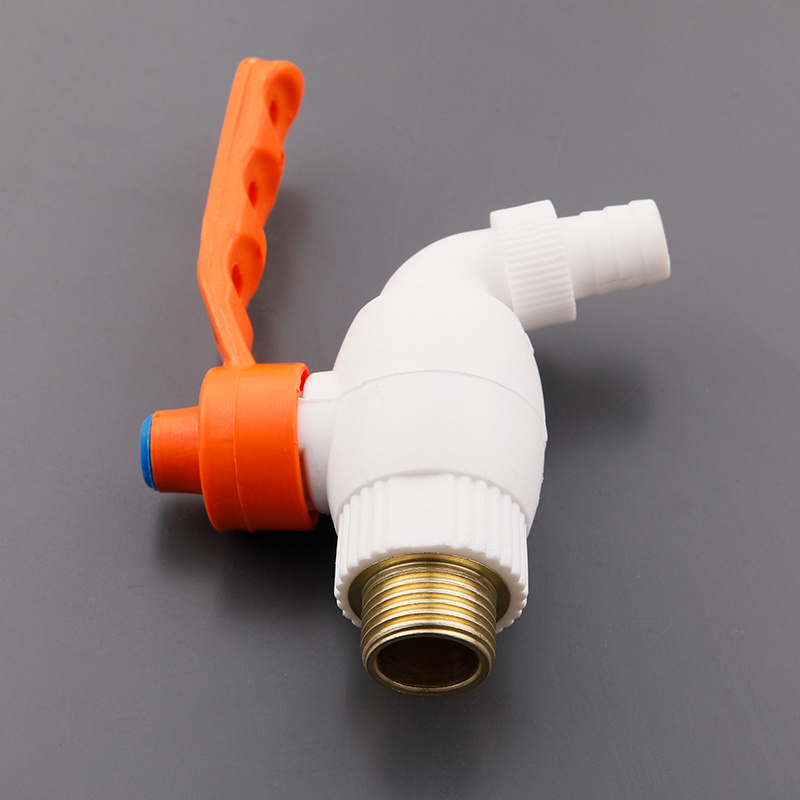 Professional factory designers basin tap connector garden hose PVC ball valve taps and faucets