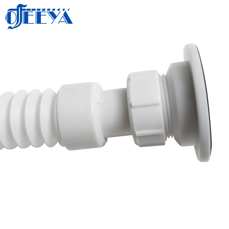 Large diameter plastic pvc 2 inch perforated flexible wash basin adjustable linear drain pipe gratings