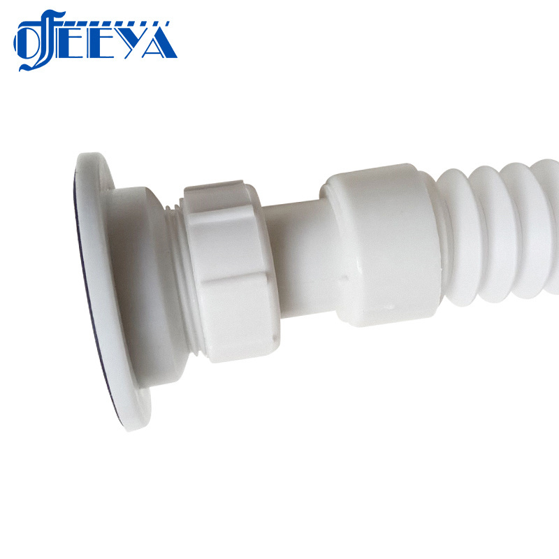 Large diameter plastic pvc 2 inch perforated flexible wash basin adjustable linear drain pipe gratings