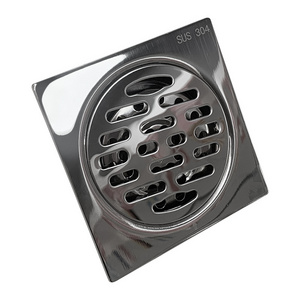 China zhejiang linear anti odor bathroom tile insert shower the floor drain trap cover stainless steel