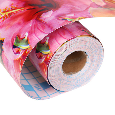 Classic Floral Design Embossed waterproof Wallpapers rolls/wall coating vinyl sticker pvc wallpaper Rolls