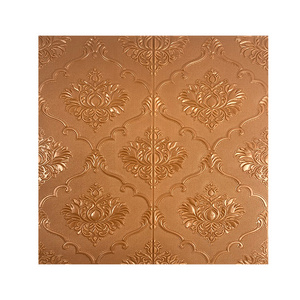 Custom European Style Golden Flower mural Wall Covering Gold wall paper 3d wallpaper for Living Room