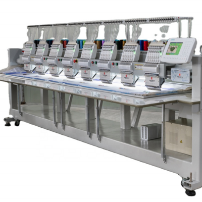 2022 Latest industrial digital clothes embroidery machine computerized 9 12 15 needle 8 heads tshirt embroidery machine