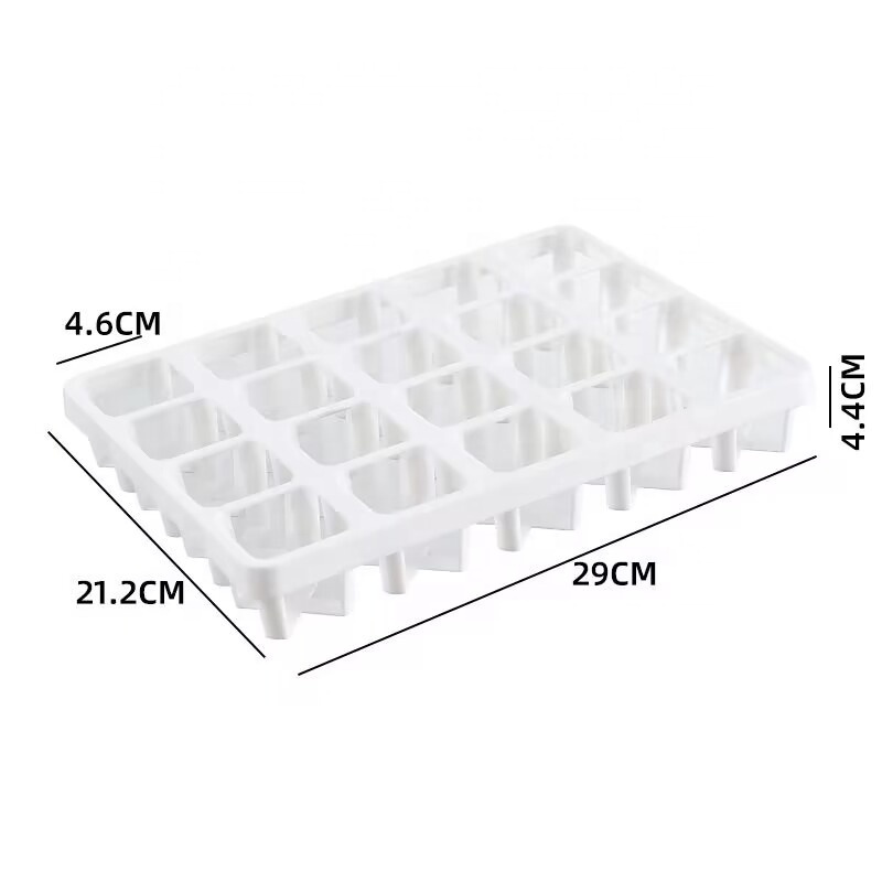 wholesale nursing seedling tray 20 cell/ 24 cell tractor Cultivation planter flower pot carry tray frame