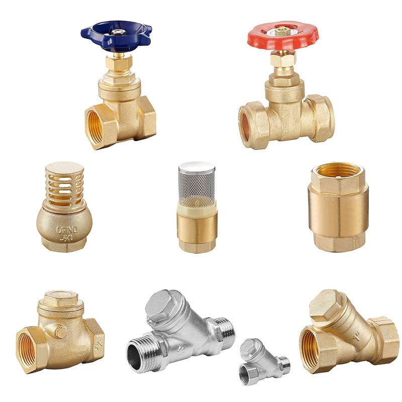 China Manufacturer Brass Spool Brass Spring Check Valve Brass Swing Check Valve With Screen