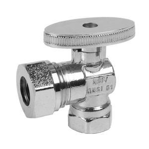 Great Price 1/4 TURN ANGLE STOP VALVE - FIP * Slip-Joint Fits American Market Brass Fittings Size 1/2"FIP * 7/16"&1/2"