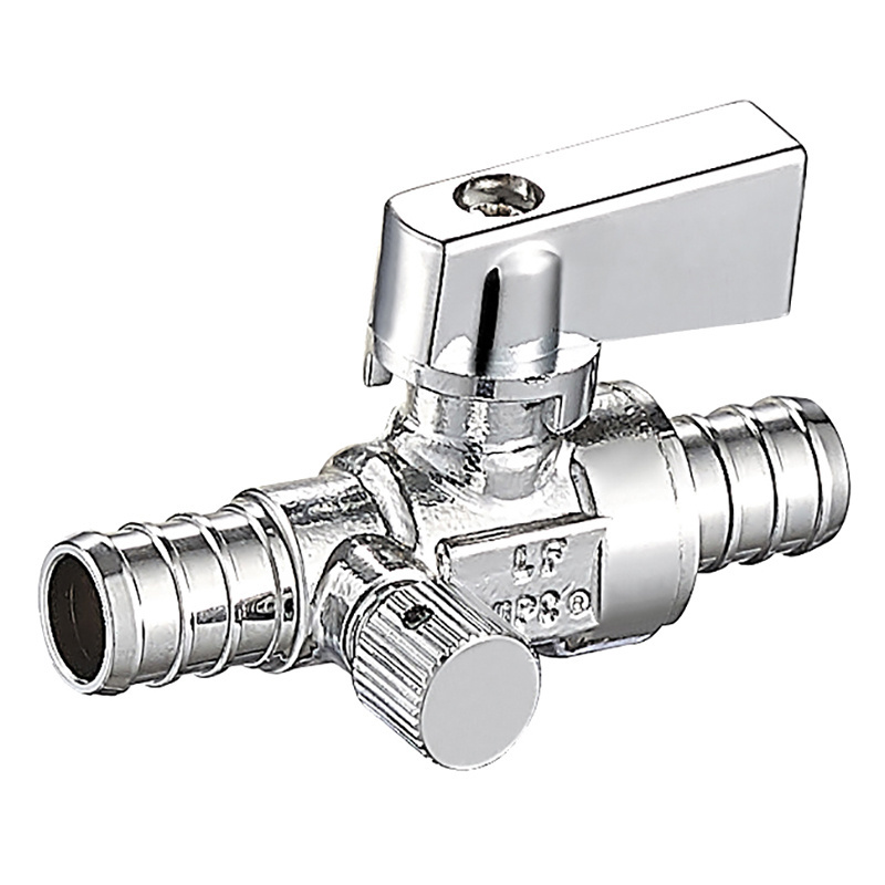 PEX*PEX 1/4 STRAIGHT SUPPLY STOP Valve 1/2