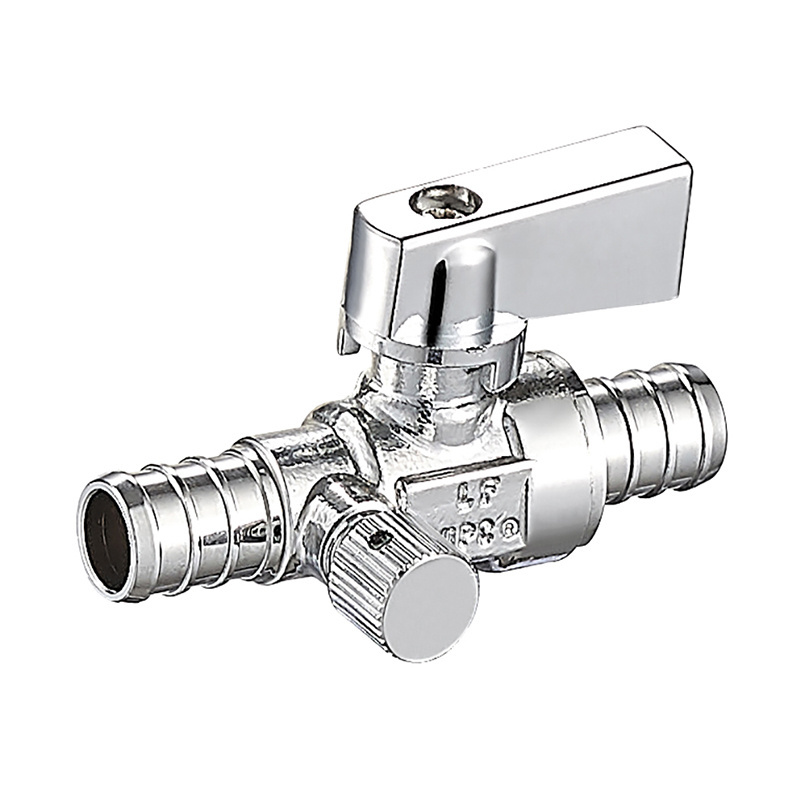 PEX*PEX 1/4 STRAIGHT SUPPLY STOP Valve 1/2