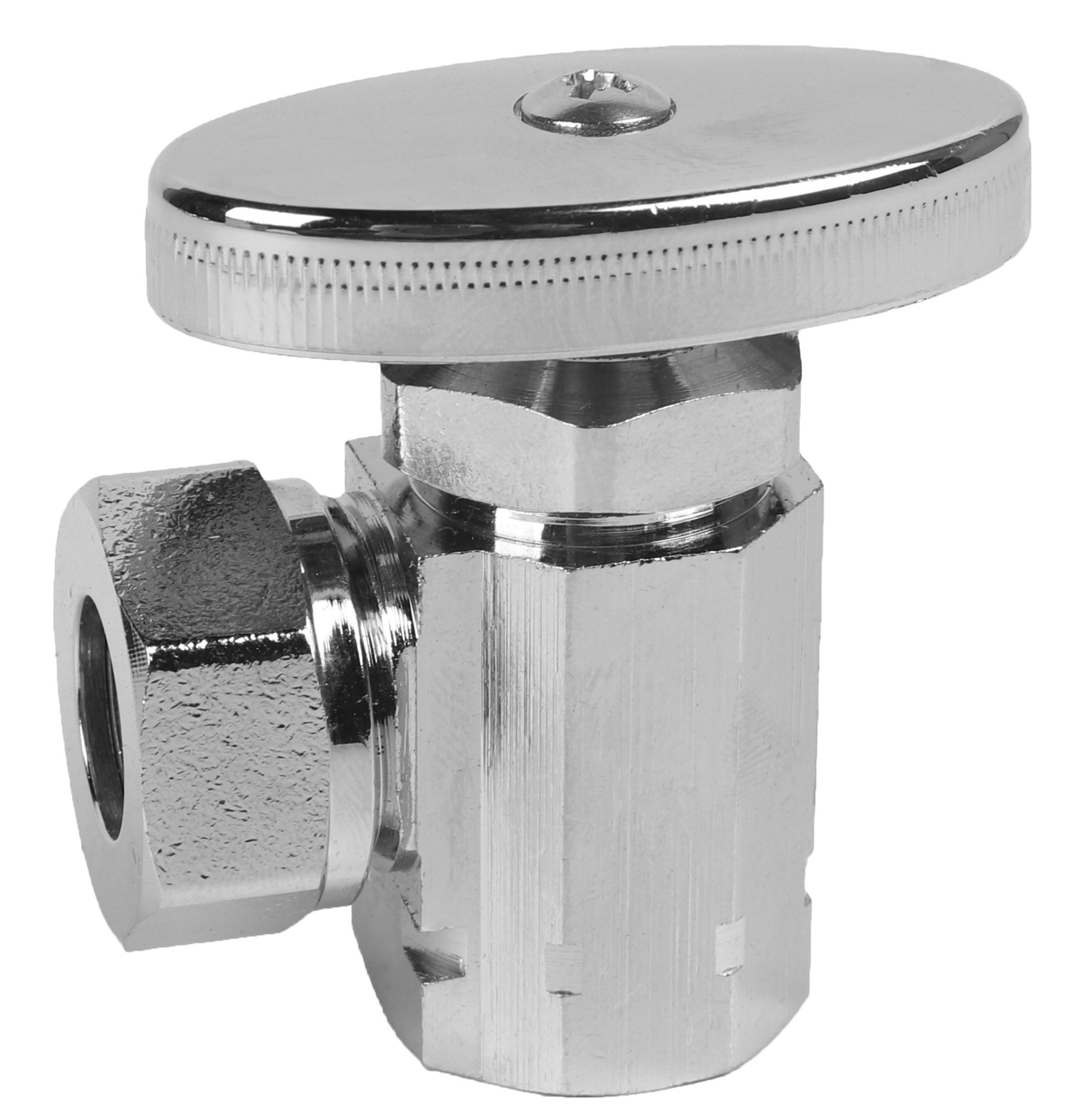 1/4 Quarter Turn Brass Angle Stop Valve 1/2