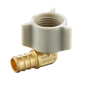 1/2'' Pex * 1/2'' Fpsm Polyalloy Swivel Elbow Female Npt Swivel Elbow Brass Crimp Fitting Lead Free