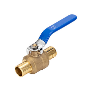 3/8"-1" Pex Fitting Brass Ball Valve High Quality Forged Two Piece Body Pex F1807 Brass Ball Valve