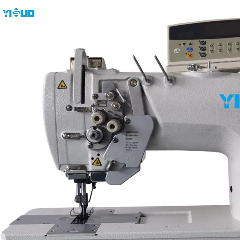 YS-8720D-UT Double needle flat sewing machine Split automatic thread cutting corner double needle industrial sewing machine