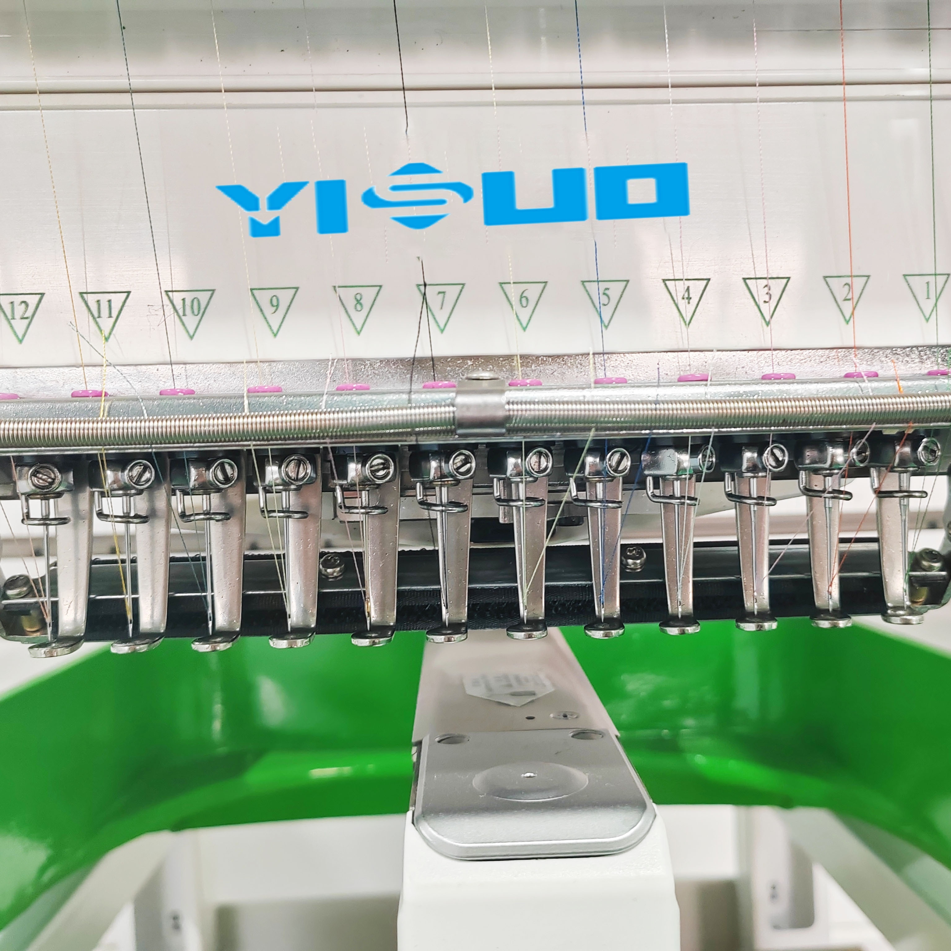 YISUO YS-1201H Single Head 12 Multi Needles Computerized Logo T Shirt Single Head Hat Embroidery Machine For Sale