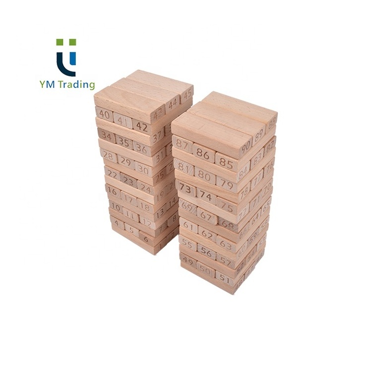 High quality mini kids wooden blocks