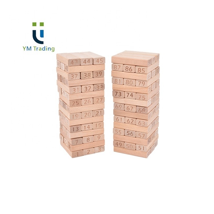 High quality mini kids wooden blocks