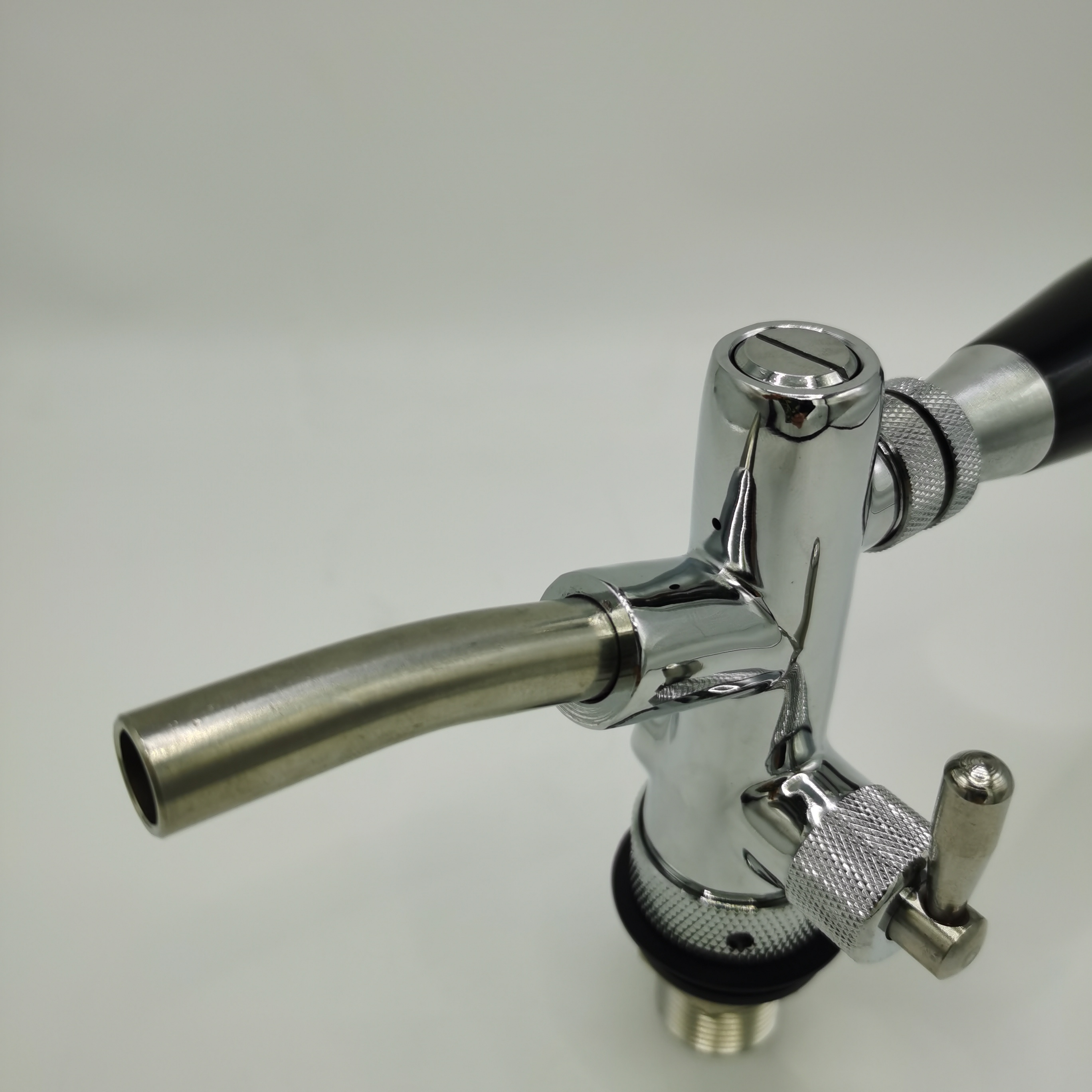 Hot Sale Cheap Stainless Steel Draft Beer Faucet Flow Controller Chrome Plating Shank G5/8 Tap Keg For Kegerator