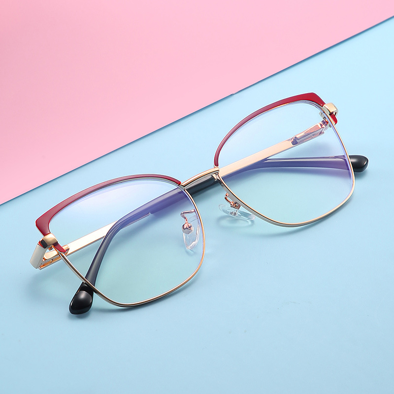 9707 Photo gray Eye Spring Hinge Computer Photochromic Glasses Optical Frame Retro Photocromic Eyeglasses Glasses Frames