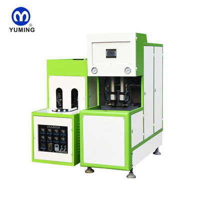 Semi Automatic 2 Cavity 1000BPH Small Plastic Pet Bottle Blow Molding Machine/Water Bottle Blowing Plant