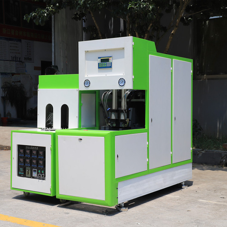 Semi Automatic 2 Cavity 1000BPH Small Plastic Pet Bottle Blow Molding Machine/Water Bottle Blowing Plant