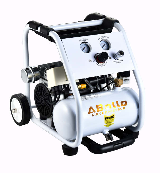 25L 550W Best price 110v mini small portable 1hp medical dental outstanding quiet silent oil free air compressor