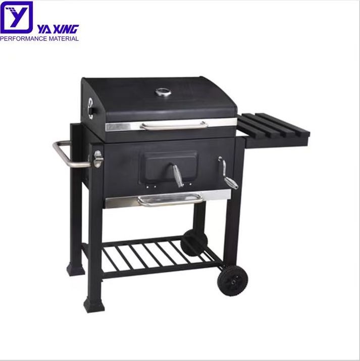 BBQ Grill Charcoal Barbecue Outdoor Pit Patio Backyard Home Meat Cooker Smoker Process Paint Not Flake Black