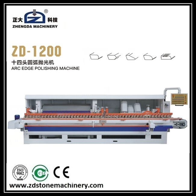 Ceramic tiles arc edge profiling polishing machine