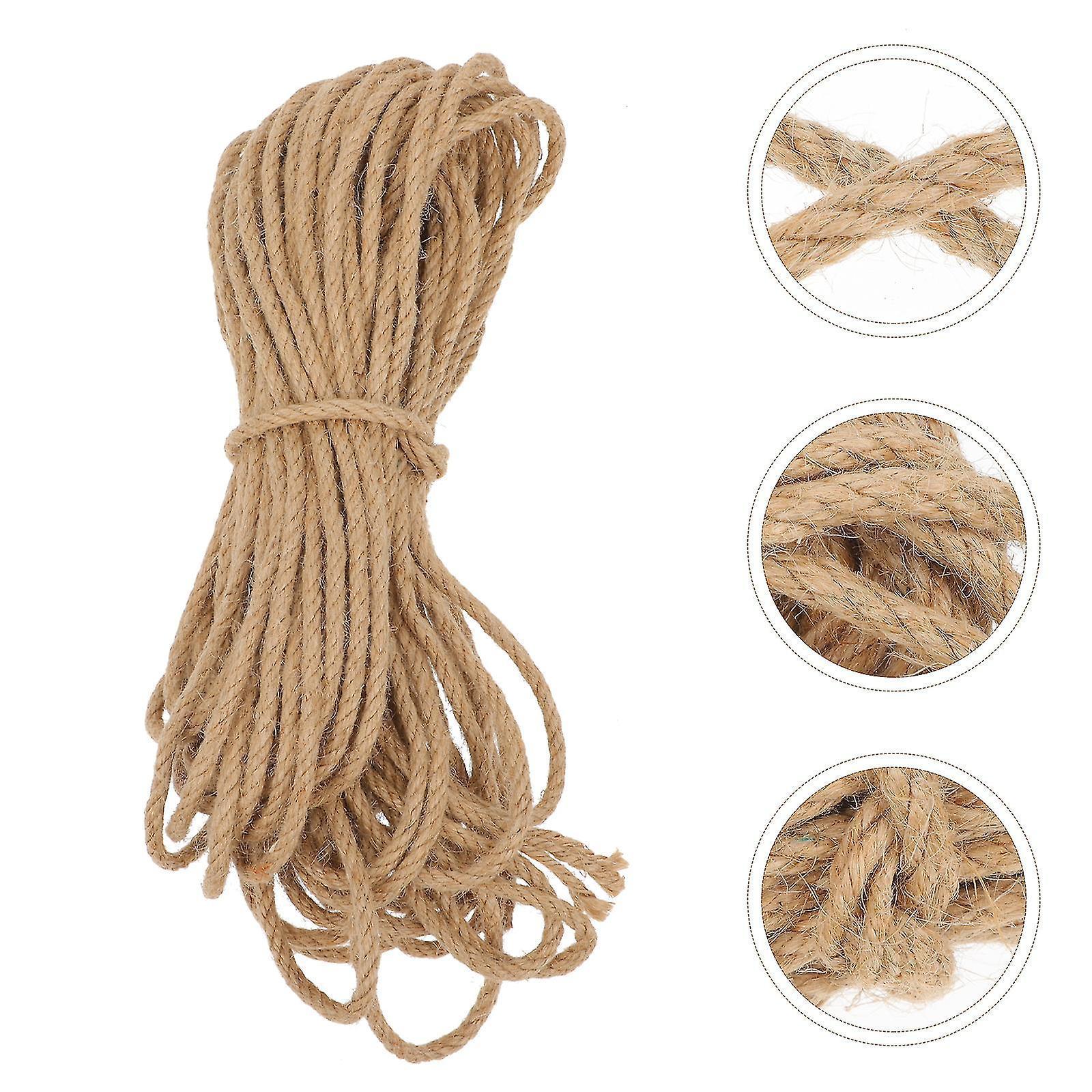 3/4 Strand Twisted Linen Rope Jute Rope  Manila Rope