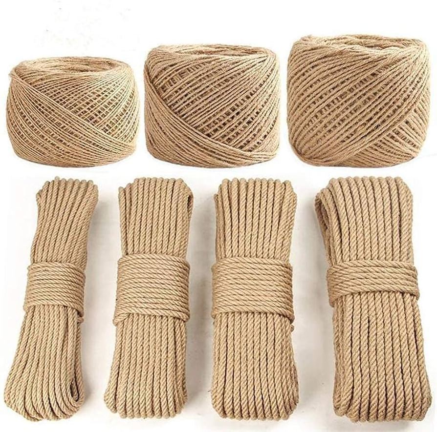 3/4 Strand Twisted Linen Rope Jute Rope  Manila Rope