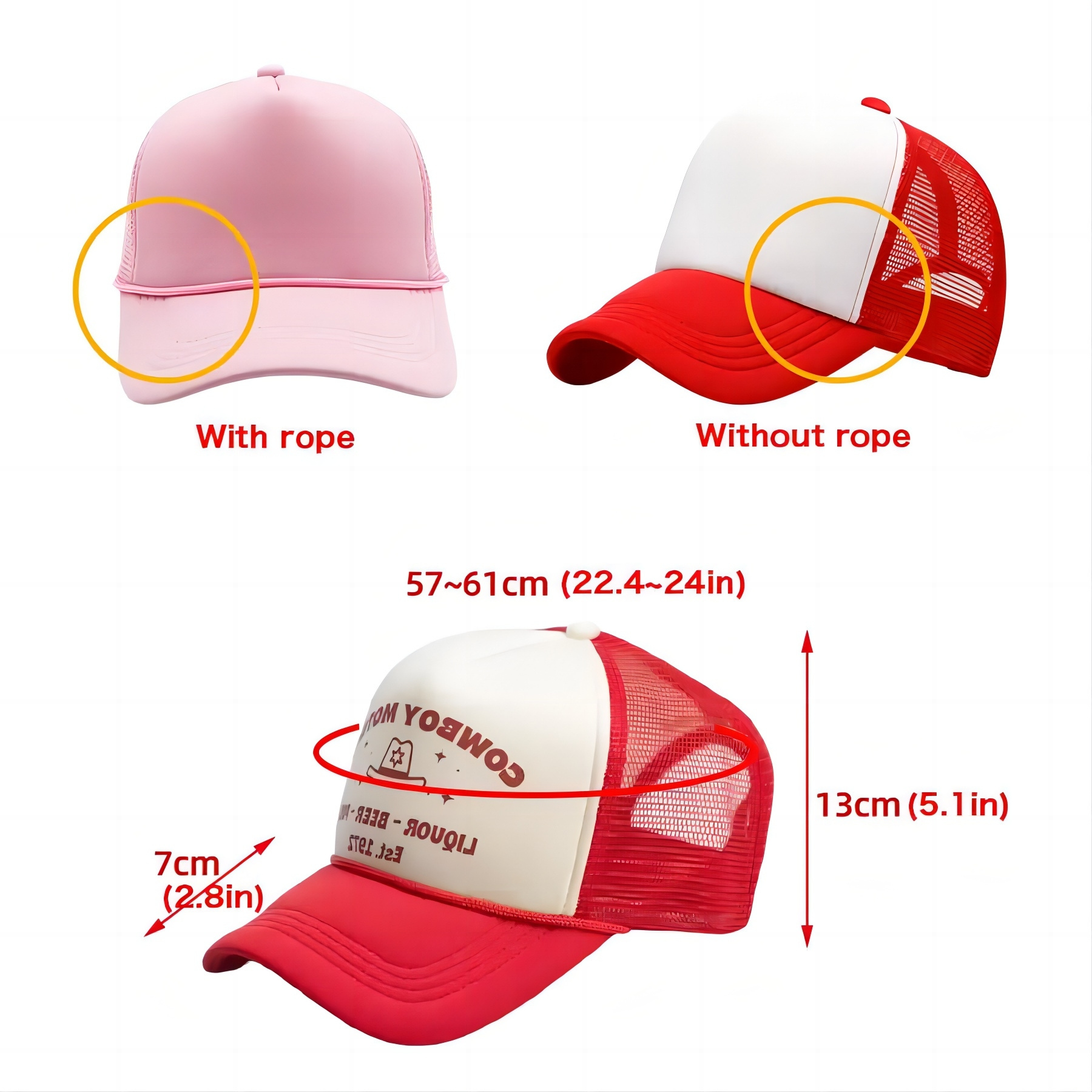 ZG custom sublimation print 3D logo Promotional 5 panel foam mesh snap back caps golf dad rope trucker cap hat