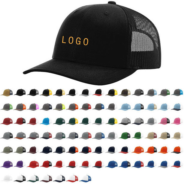 ZG 6 panel blank sublimation mesh baseball sports hat cap 3d embroidery camo puff print velvet foam custom trucker hats