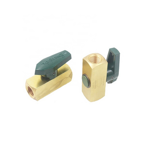 Male 1/4" NPT C36000 Brass Mini ball valve