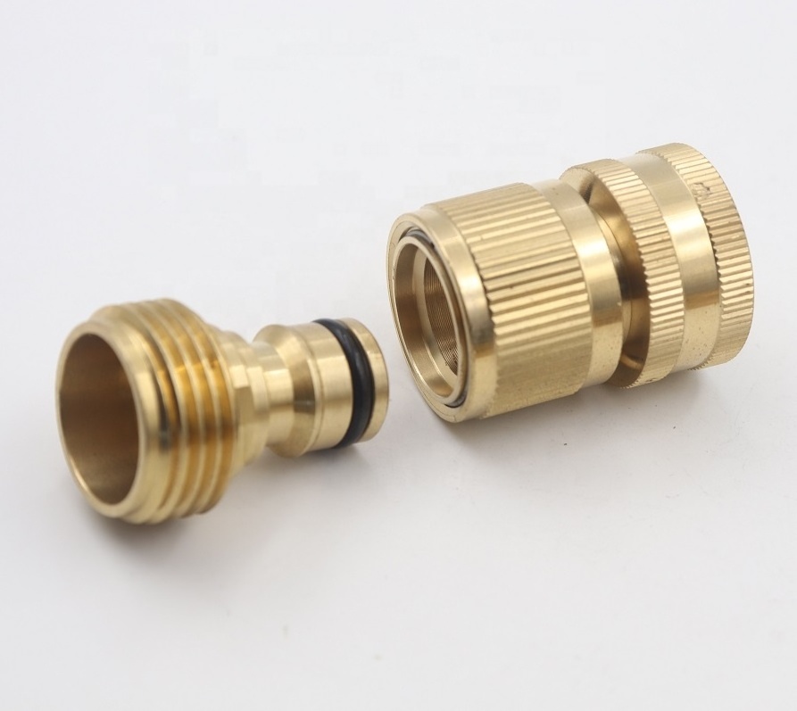 Brass Water Gun Joints Quick Connector Garden Irrigation Connector Nozzle Adapter