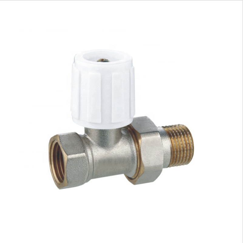 15mm Top Polish Chrome Plated Compression Thermostat Radiator Valve