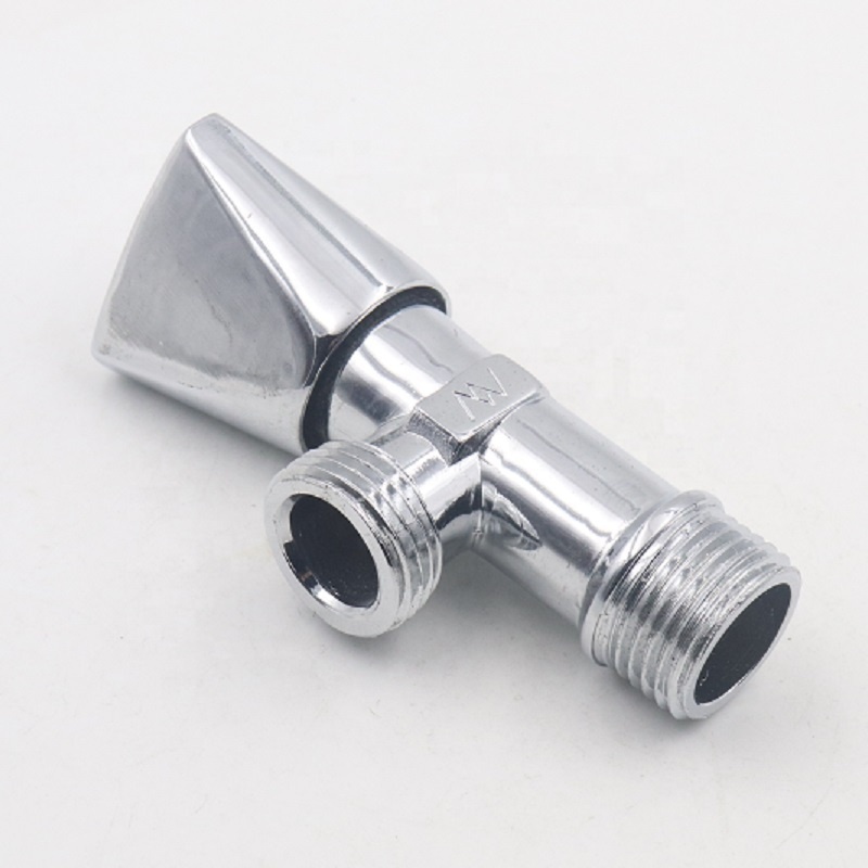 Male / Female thread ceramic cartridge brass sanitary angle stop valve