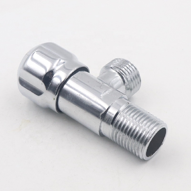 Male / Female thread ceramic cartridge brass sanitary angle stop valve