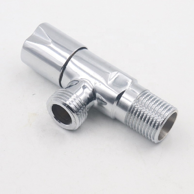 Male / Female thread ceramic cartridge brass sanitary angle stop valve