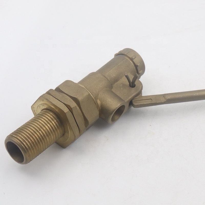 Brass water float valve with float ball