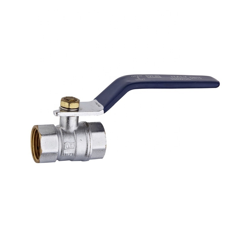 directly sale female thread brass gas ball valve with lever iron handle