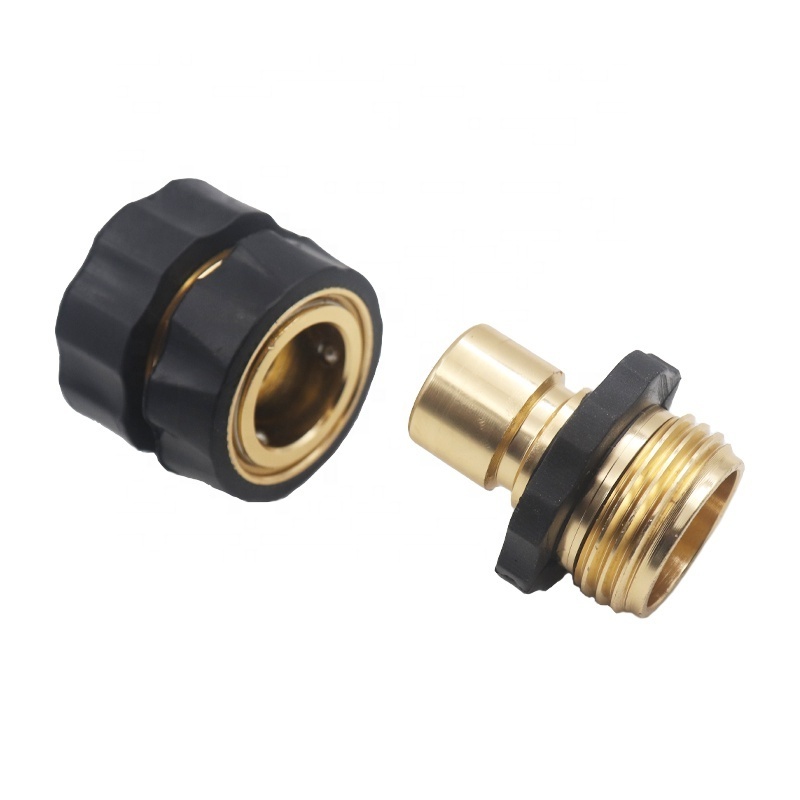 Garden Brass Hex Double Female Hose Connector