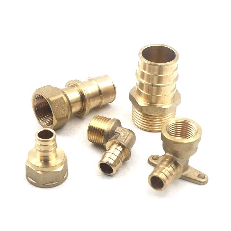 Pex female adapter npt to garden hose brass pex fittings