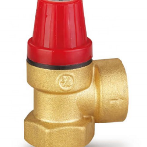 High Pressure Water Heater Brass Safety Relief Red Handle Gas Safety Valve