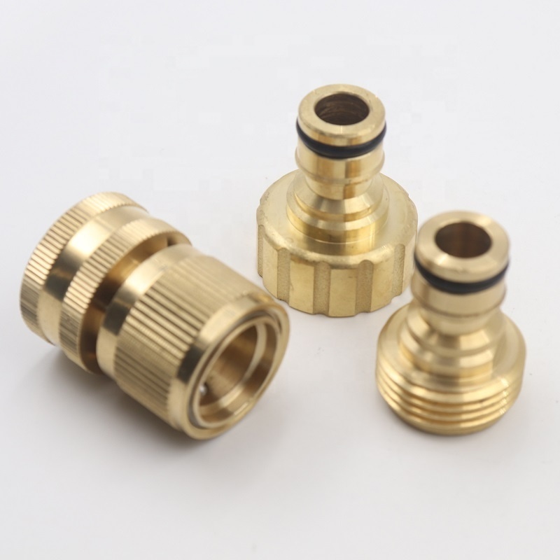 Brass Water Gun Joints Quick Connector Garden Irrigation Connector Nozzle Adapter