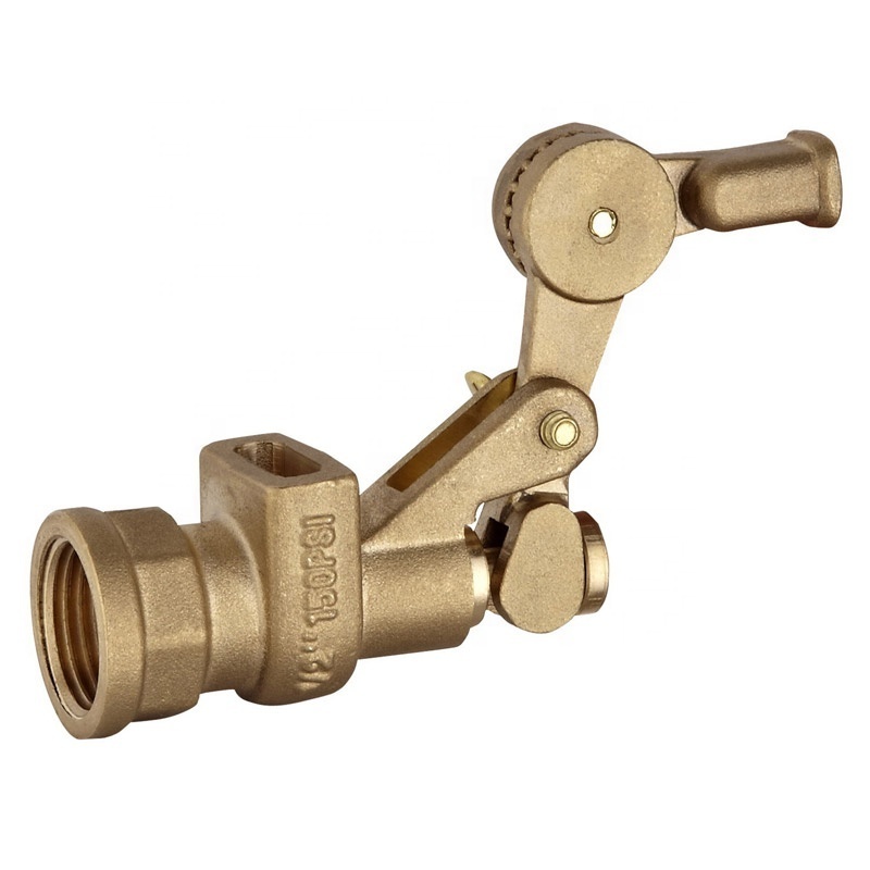 Brass water float valve with float ball