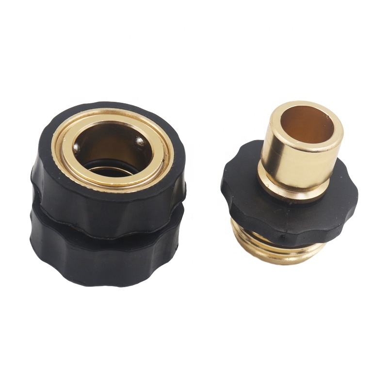 Garden Brass Hex Double Female Hose Connector